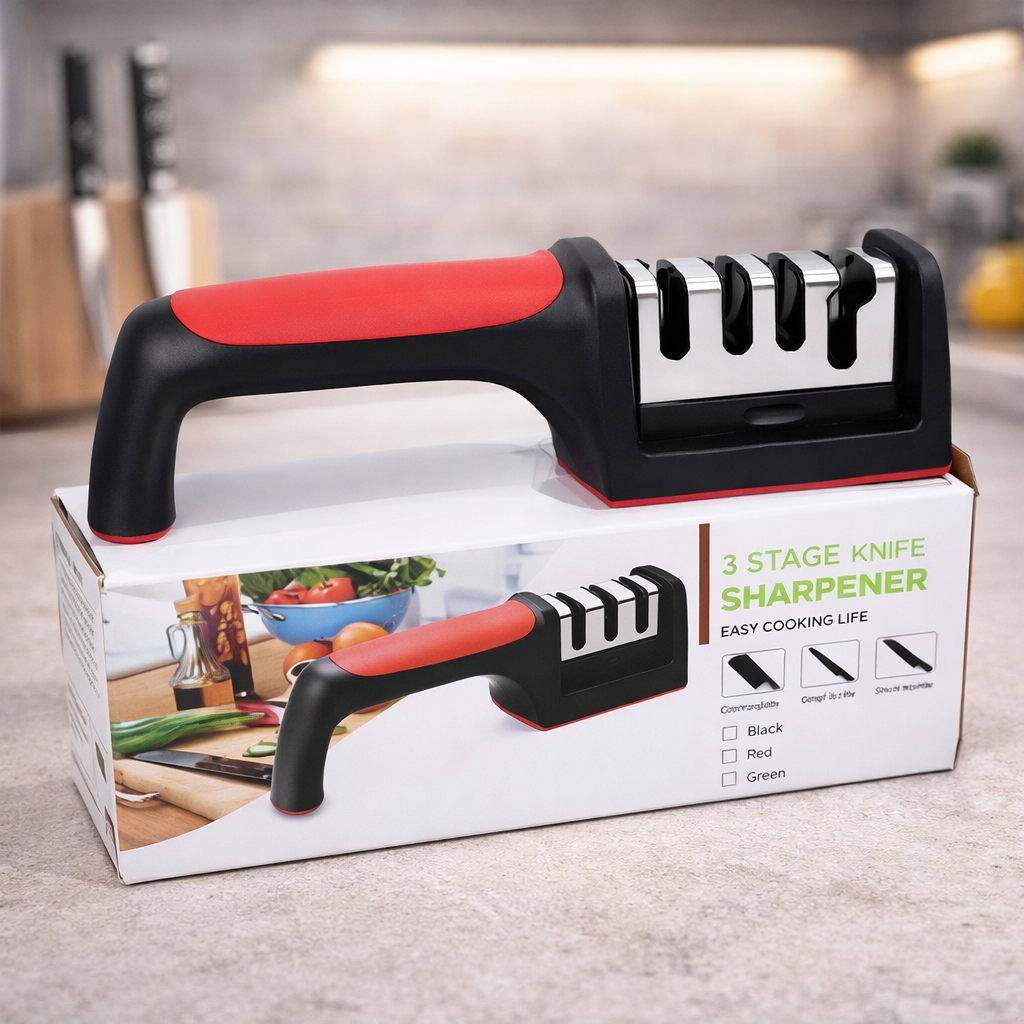 Ručni Oštrač Noževa – Uvek Savršeno Oštar Nož, Bez Truda