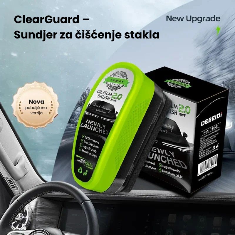Sunđer za Auto Stakla 1+1 GRATIS – Savršeno čist pogled, bez nerviranja
