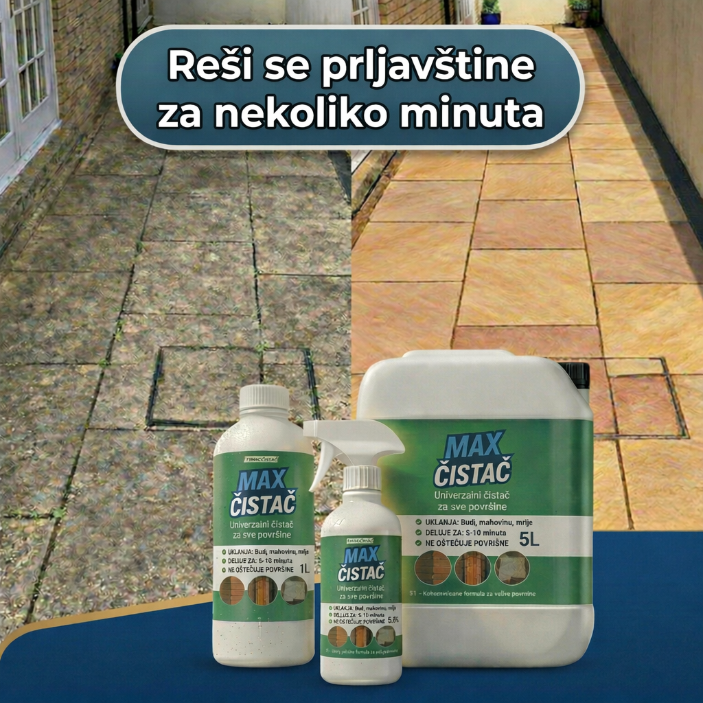 🏠 Hydroxseal™ MAX Čistač – Vratite sjaj svom dvorištu bez muke