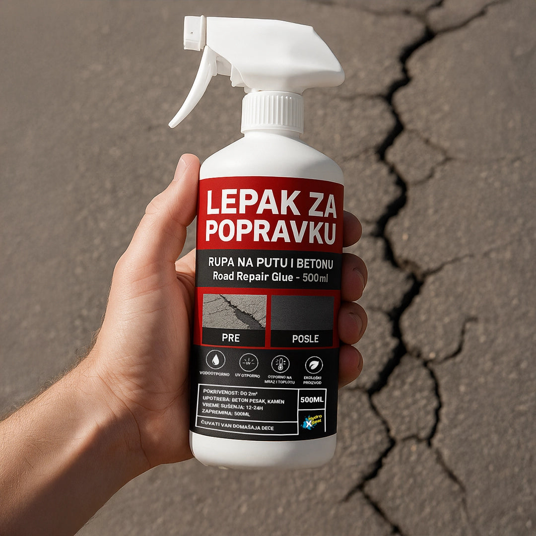 Hydroxseal™ Road Repair – Trajno rešenje za svaku pukotinu bez majstora